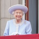 La reina Isabel en la celebración del Jubileo de Platino