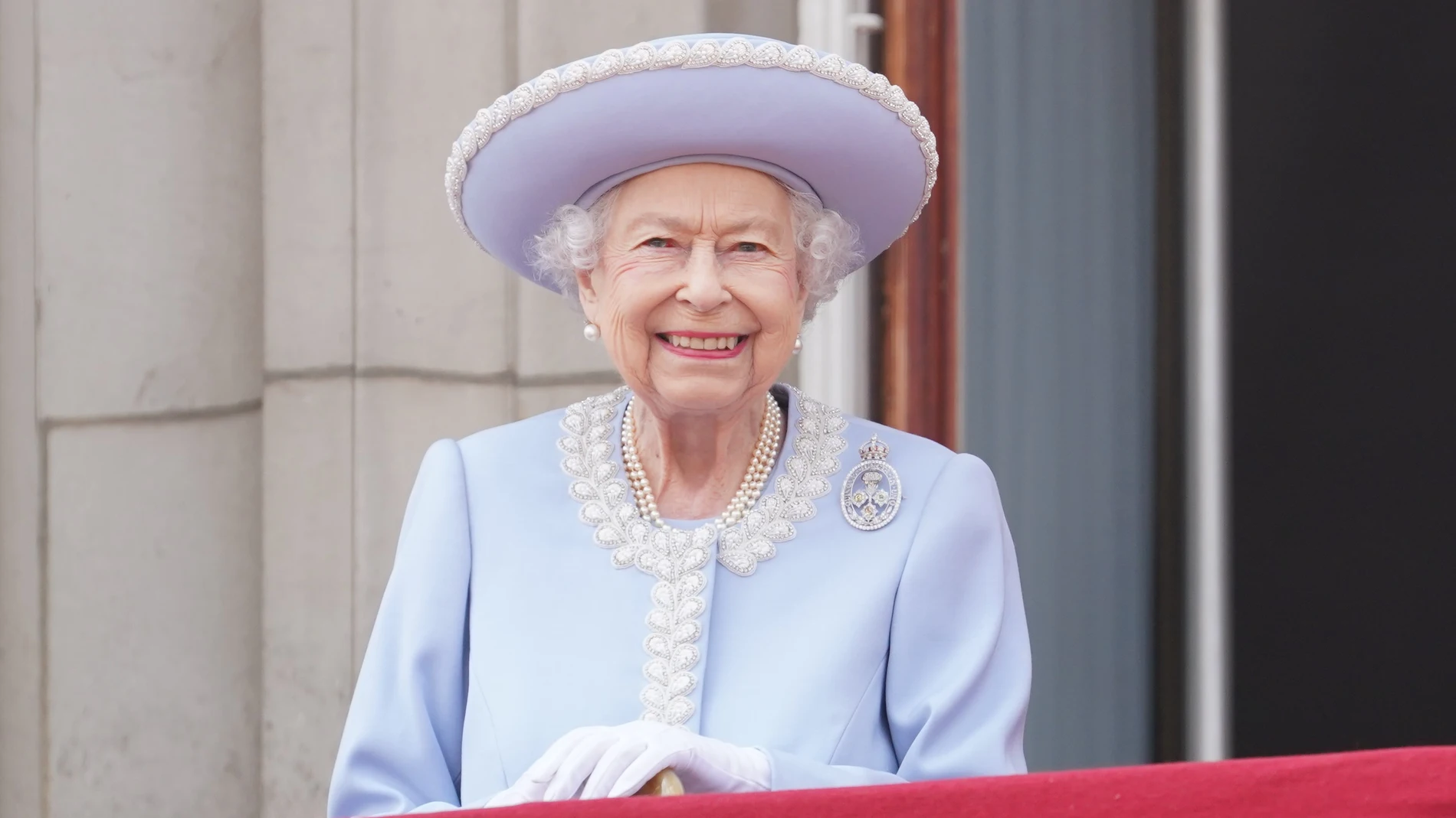 La reina Isabel en la celebración del Jubileo de Platino