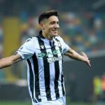 Nahuel Molina con el Udinese.