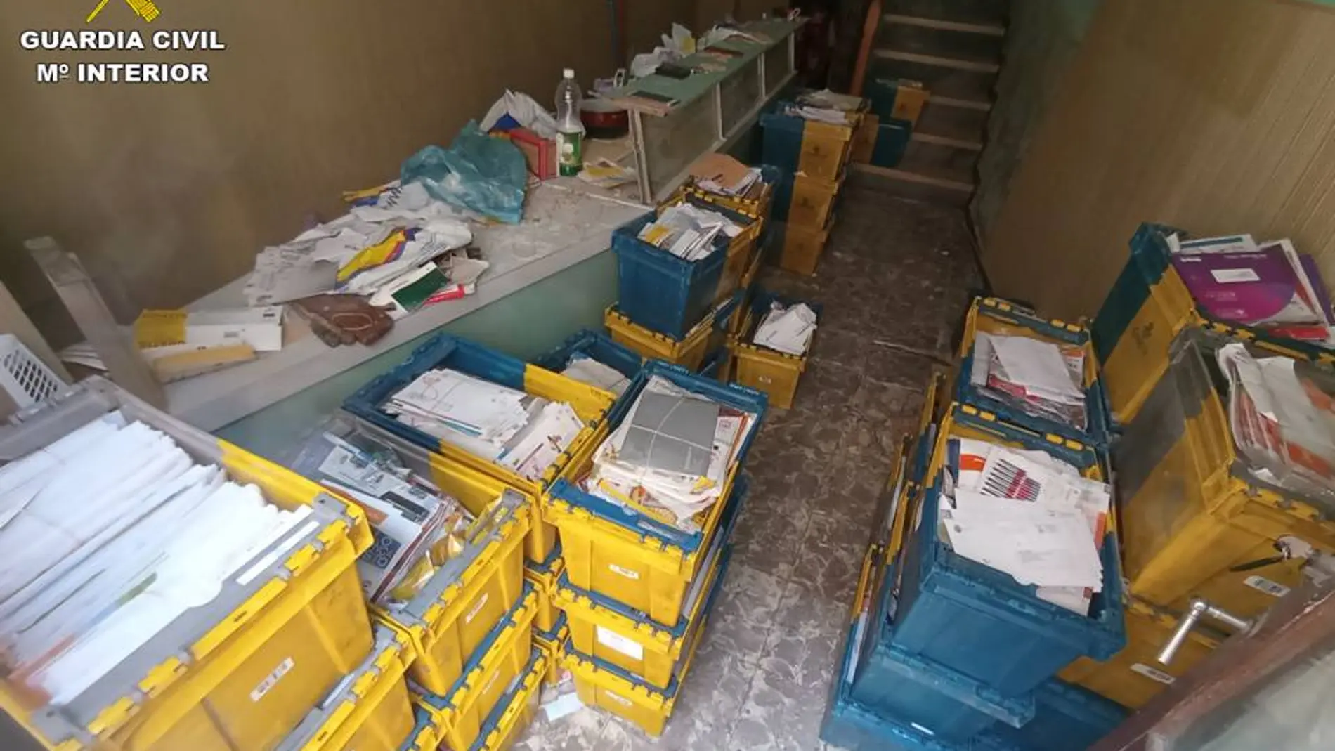 Imagen de las 20.000 cartas descubiertas en la casa