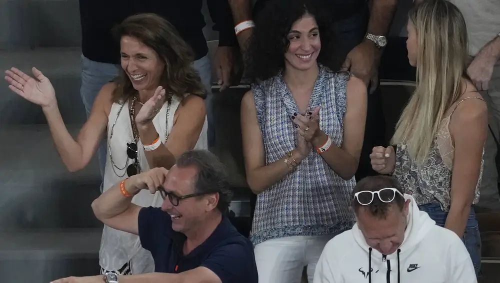 Mery Perelló durante el Roland Garros