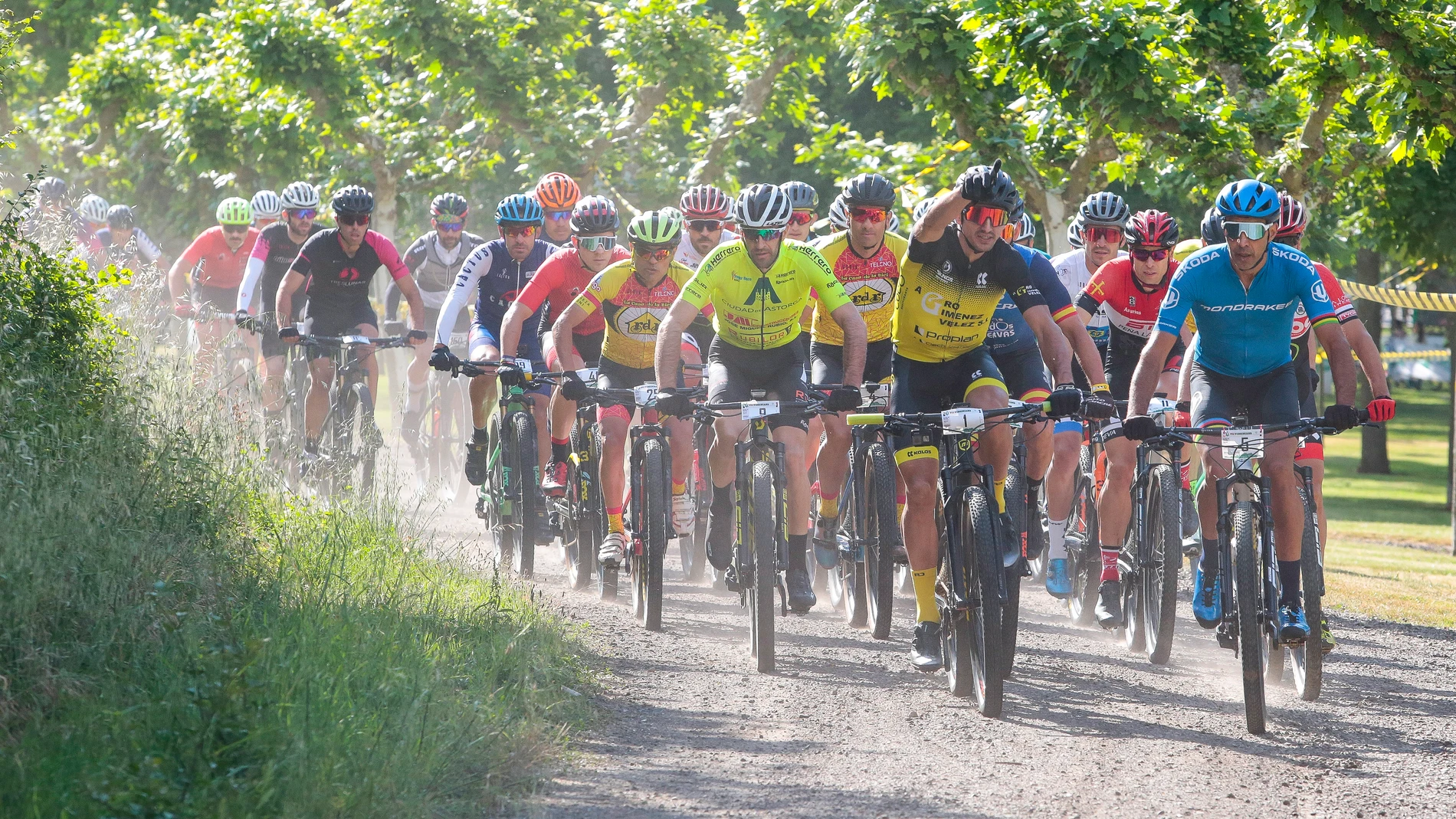 Séptima edición de la prueba de mountain bike 'La Virginiana' en La Virgen del Camino (León)
