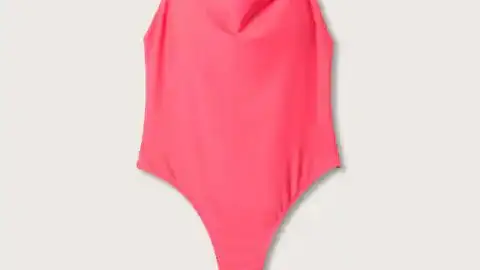 Bañador rosa de Mango.