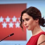 La presidenta de la Comunidad de Madrid, Isabel Díaz Ayuso