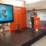La rectora de la UCAV durante su intervención