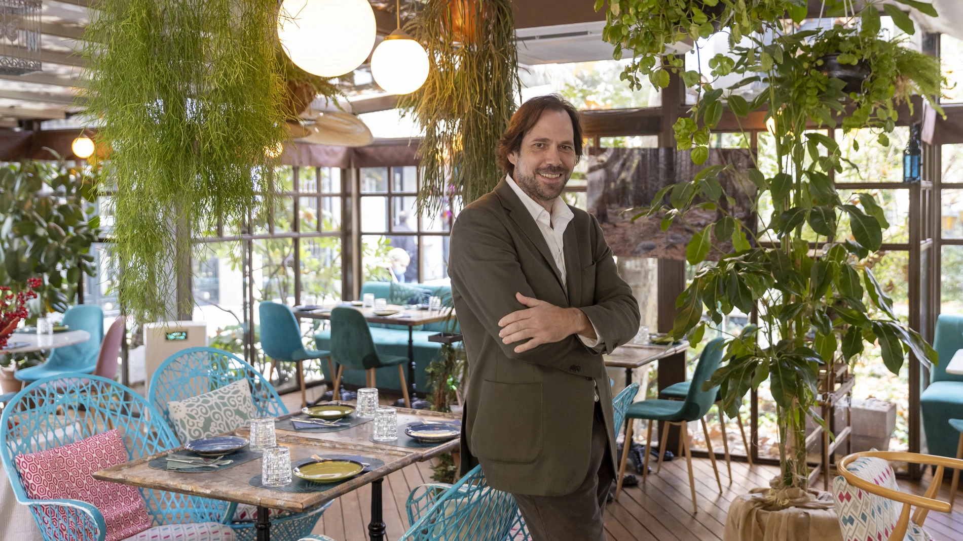 Nacho Heras, propietario del restaurante La Casa de Cristal