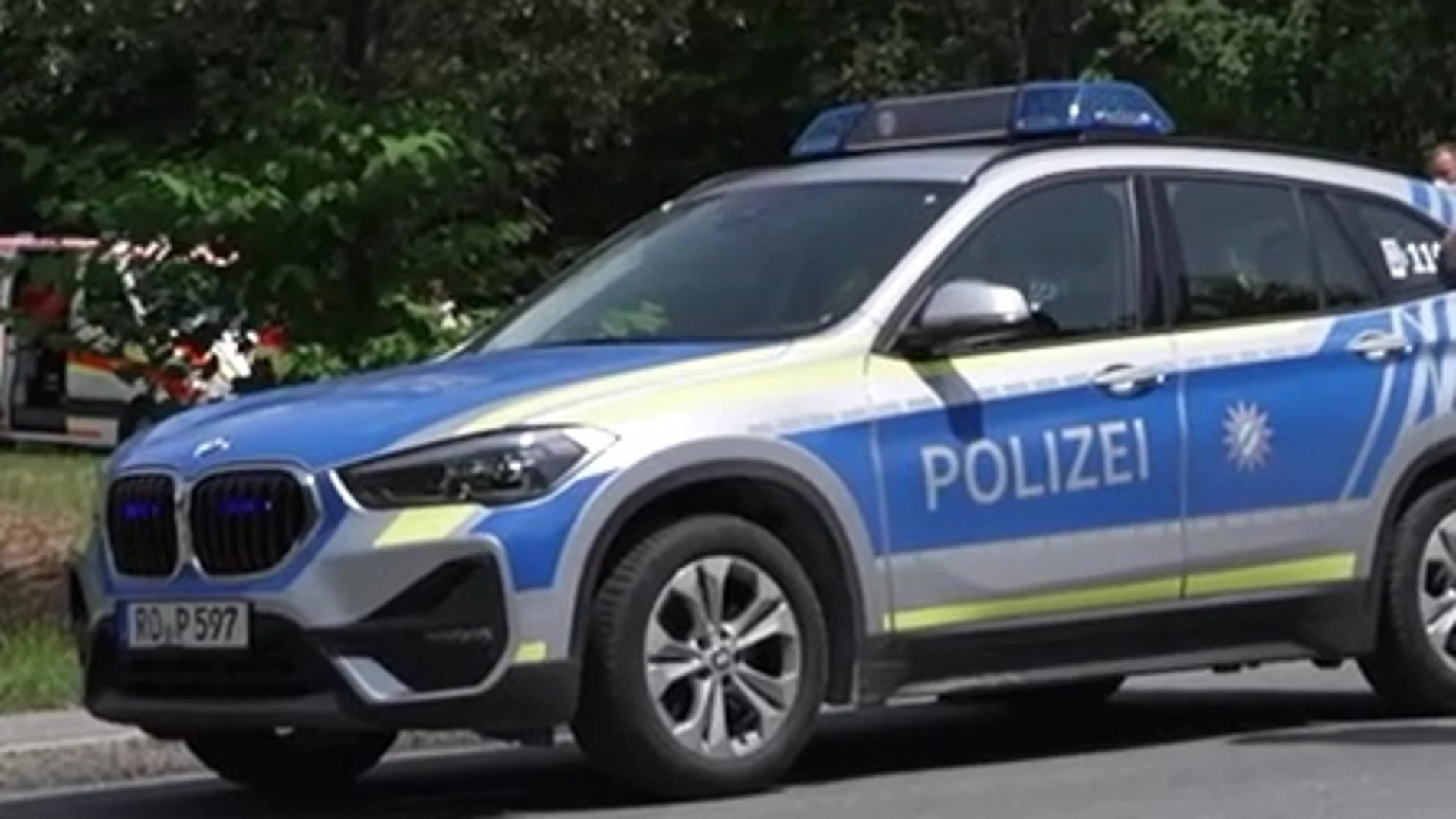 Coche de la policía alemana