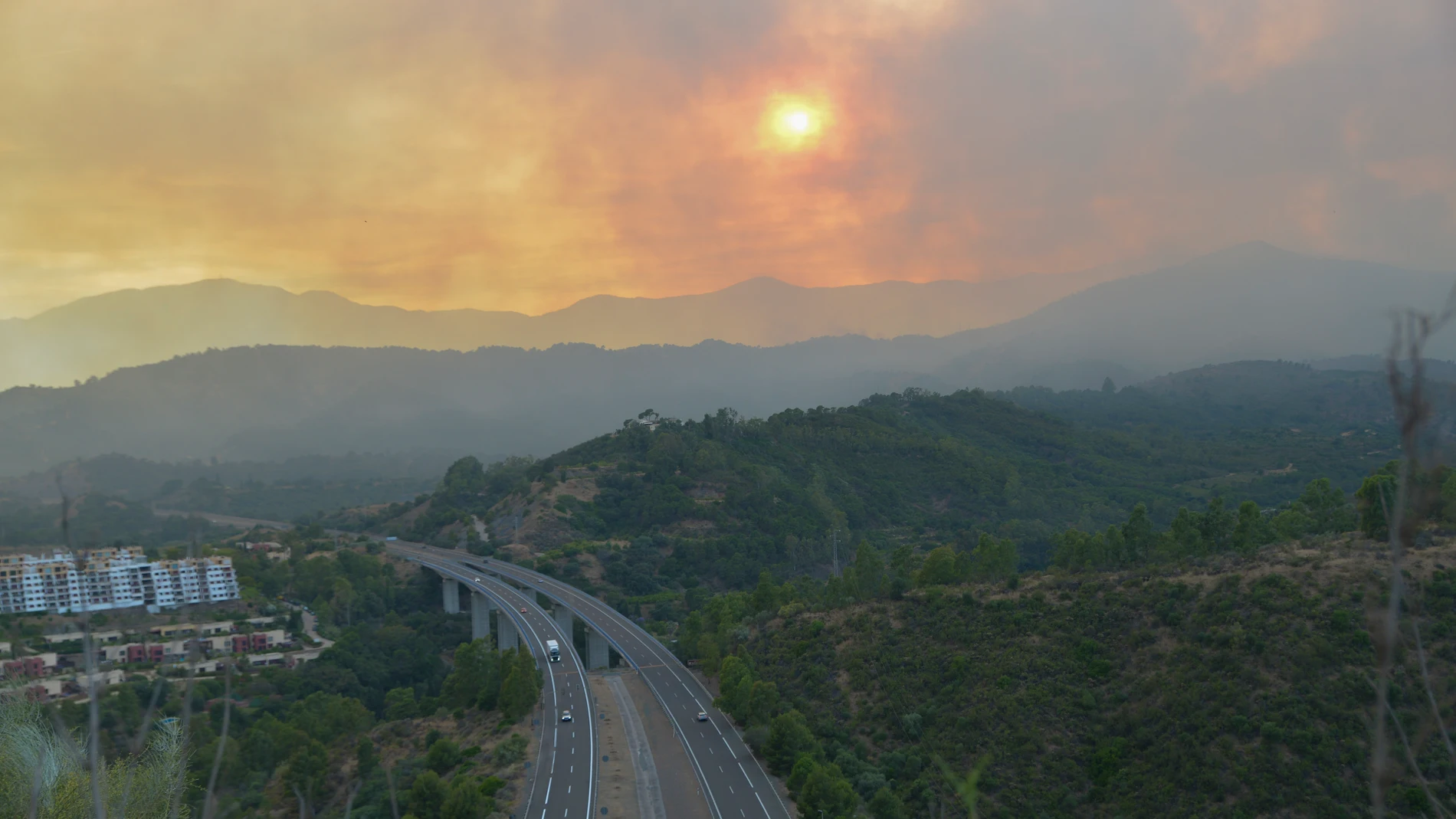 Incendio forestal declarado este miércoles en Pujerra (Málaga)
