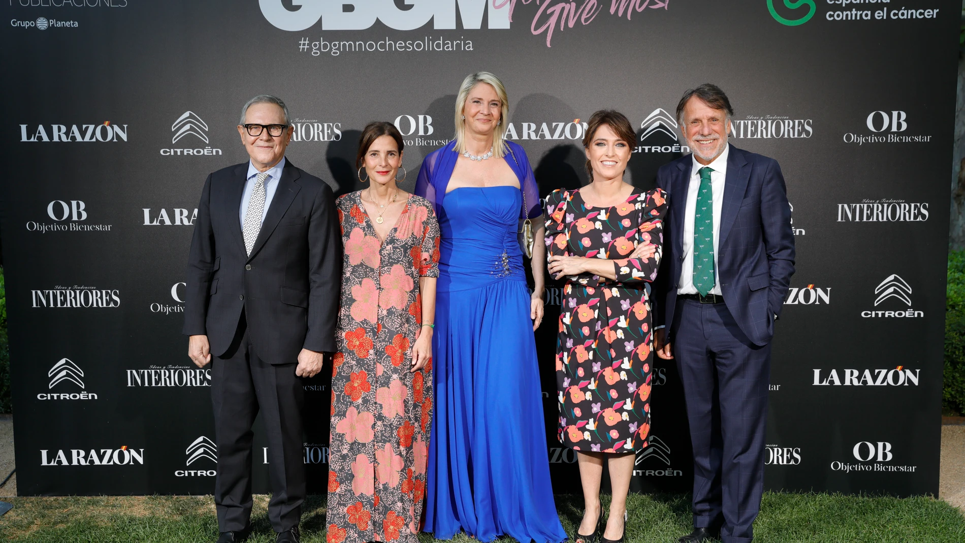 Gala GBGM contra el Cáncer. Ramón Reyes, Laura Ruiz de Galarreta, Laura Falcó, Helena Resano y José Creuheras