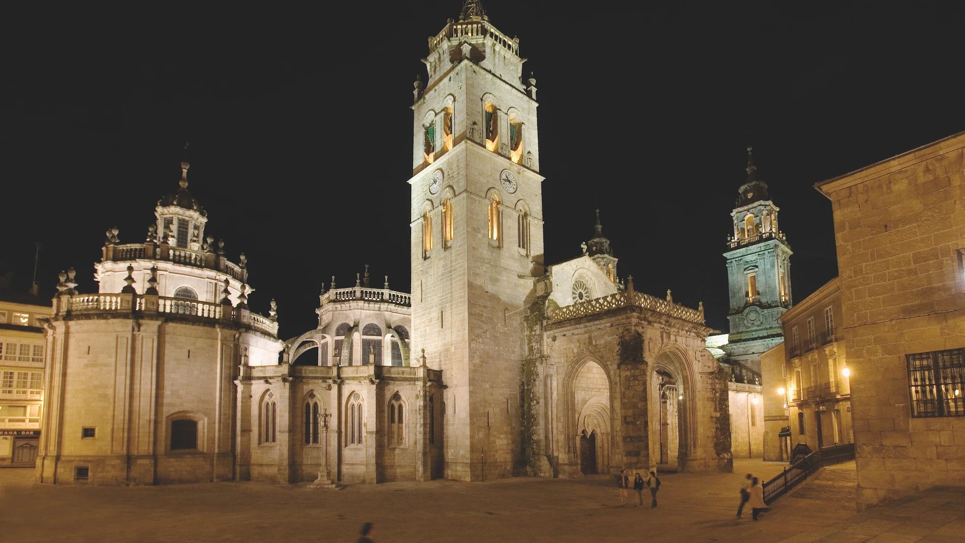 Vista de la catedral de Lugo, una de las joyas del Camino Primitivo