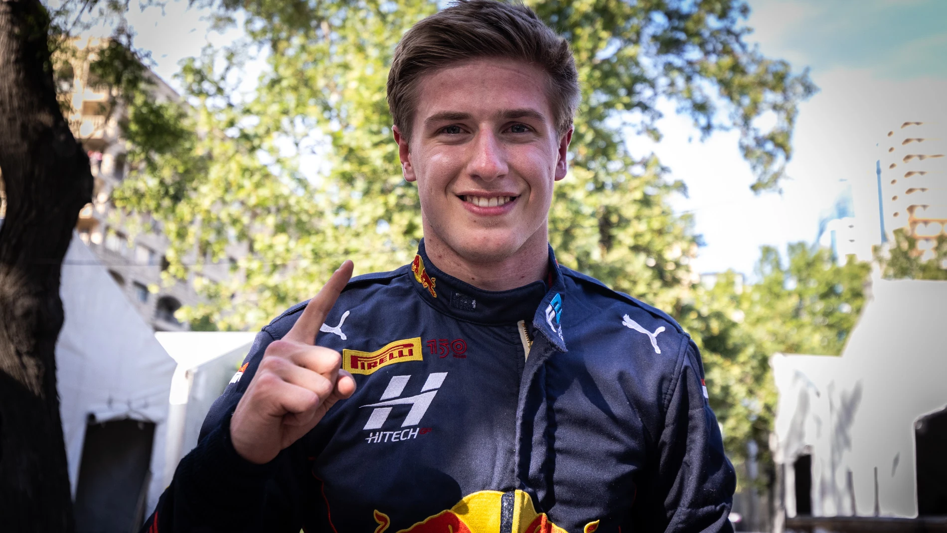 Juri Vips, piloto de la academia de Red Bull.