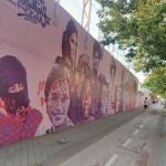 Vandalizado de nuevo el mural feminista de Ciudad Lineal