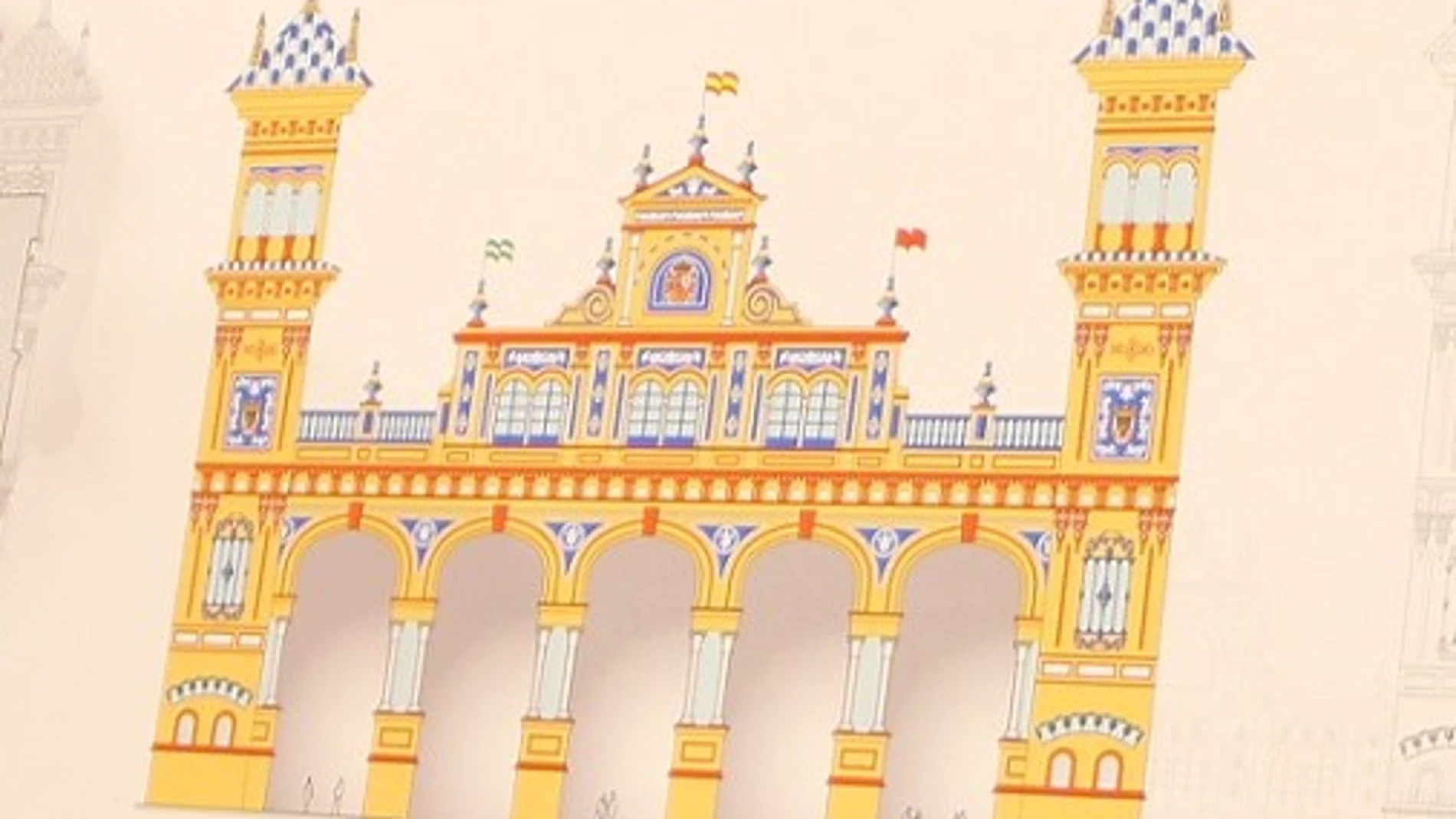Diseño de la portada, presentado hoy por el Ayuntamiento de Sevilla