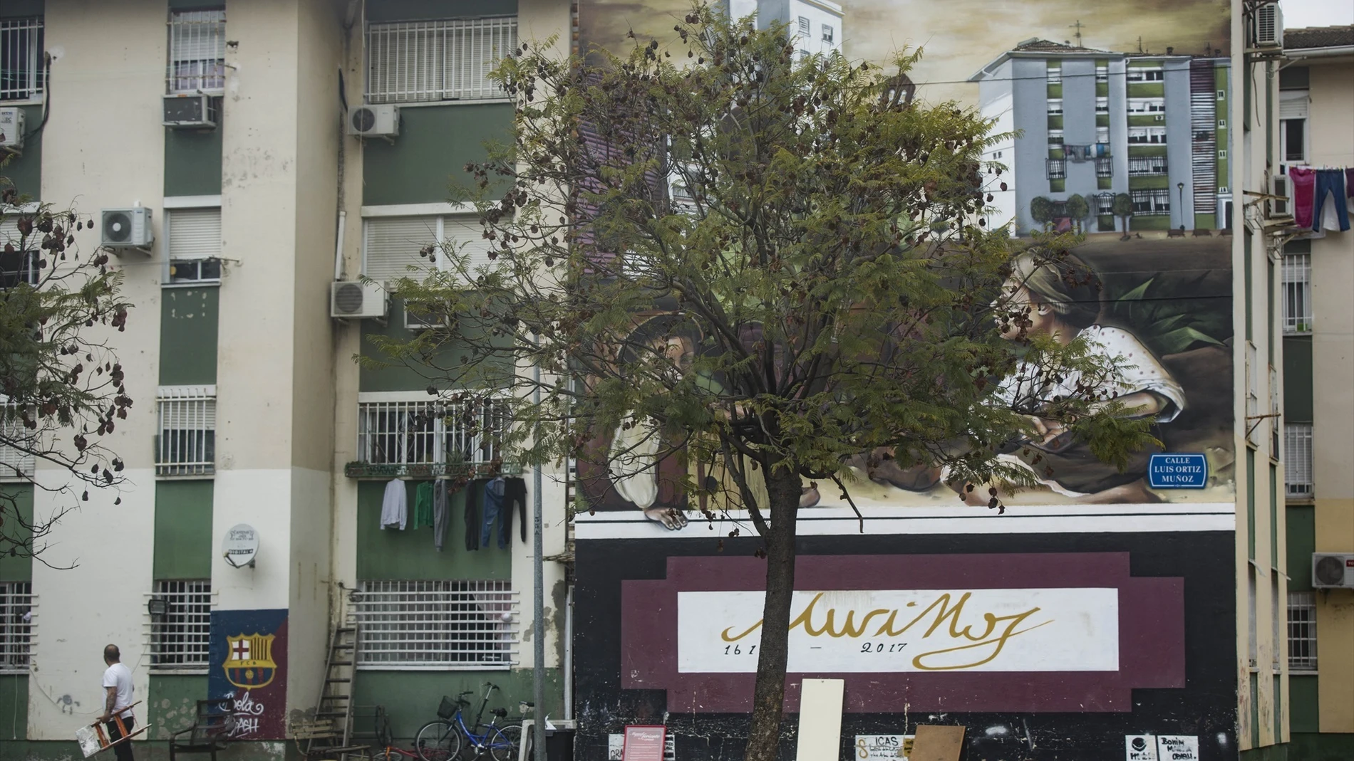 El barrio de la Tres Mil Viviendas, en Sevilla