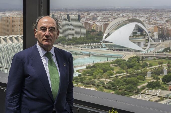 Ignacio Galán en las oficinas de Iberdrola Valencia