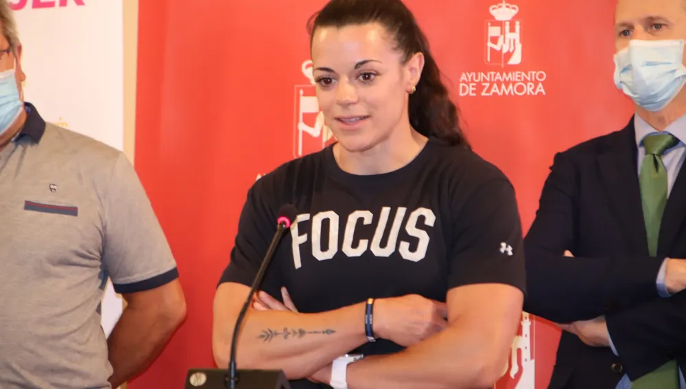 La piragüista zamorana Laura Pedruelo