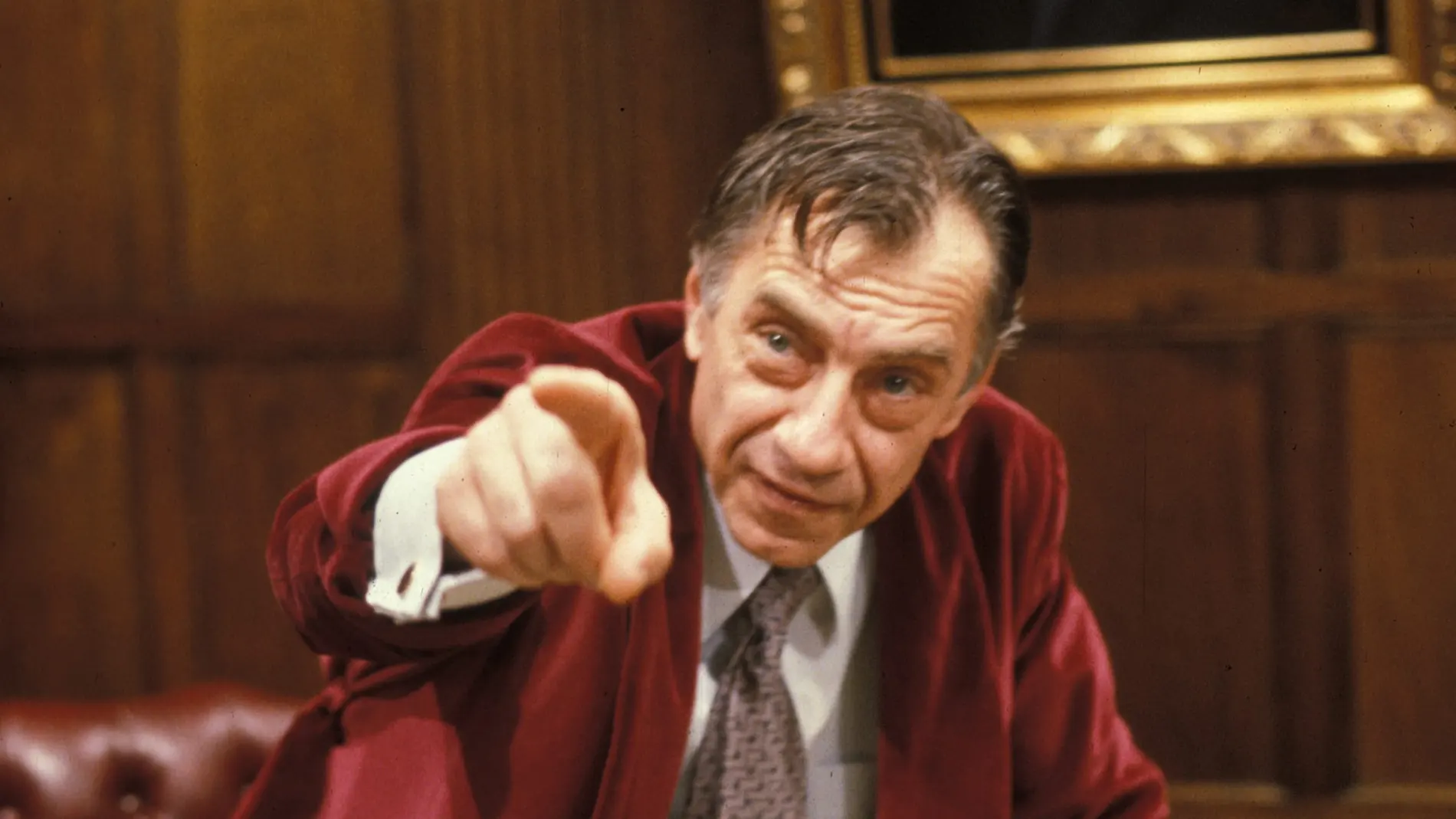 Philip Baker Hall en la película "Secret Honor" (1984)