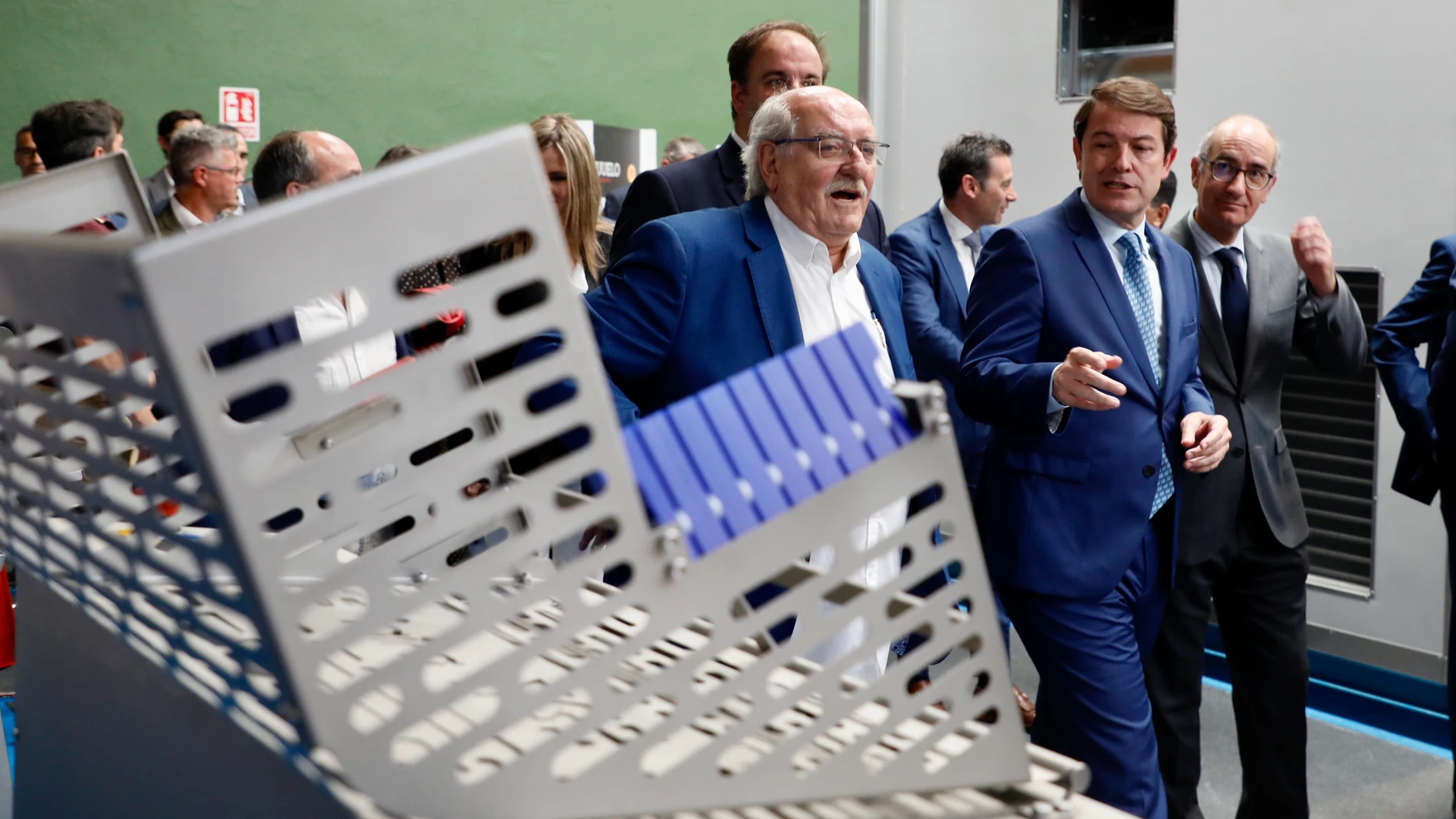 El presidente de la Junta de Castilla y León, Alfonso Fernández Mañueco, inaugura la XX Edición de la Feria de la Industria Cárnica Guijuelo 2022 - FIC 22