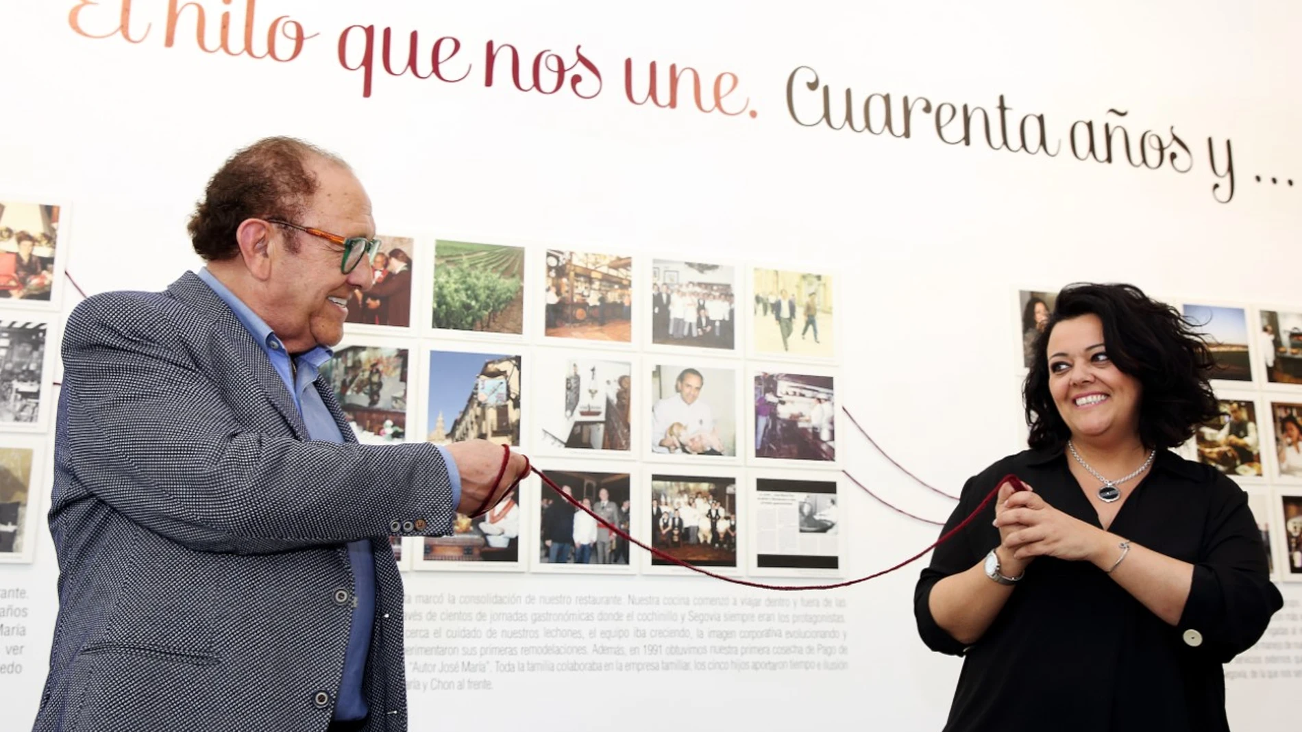 José María y Rocío Ruiz inauguran la exposición