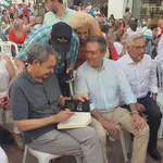 Espadas con Zapatero en el mitin en Vélez-Málaga