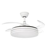Ventilador de techo con luz para dormitorios