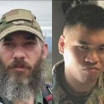 Los combatientes estadounidenses Robert Drueke y Andy Huynh, capturados por las tropas rusas la semana pasada