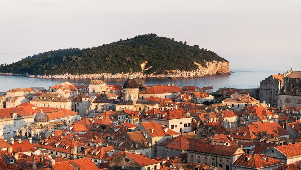 Vista aérea de la ciudad croata