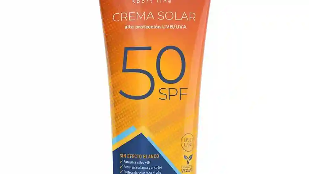 Protector solar en crema.