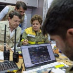 Fernández Mañueco en Sarracín de Aliste (Zamora), junto al consejero Suárez-Quiñones