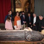El vicepresidente Juan García-Gallardo, Ángeles Armisén, Mario Simón y Manuel Herrero, entre otros, inauguran la exposición "Renacer"
