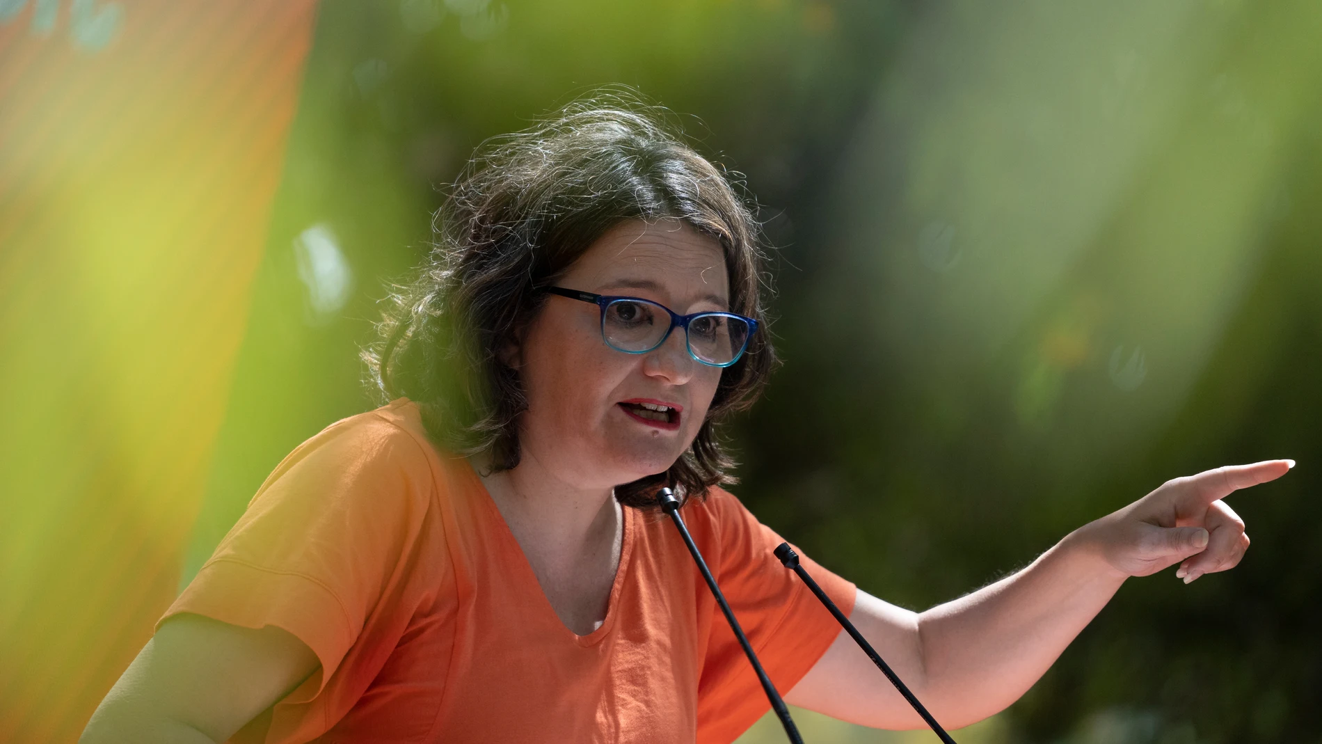 La vicepresidenta de la Generalitat Valenciana y portavoz del Consell, Mónica Oltra