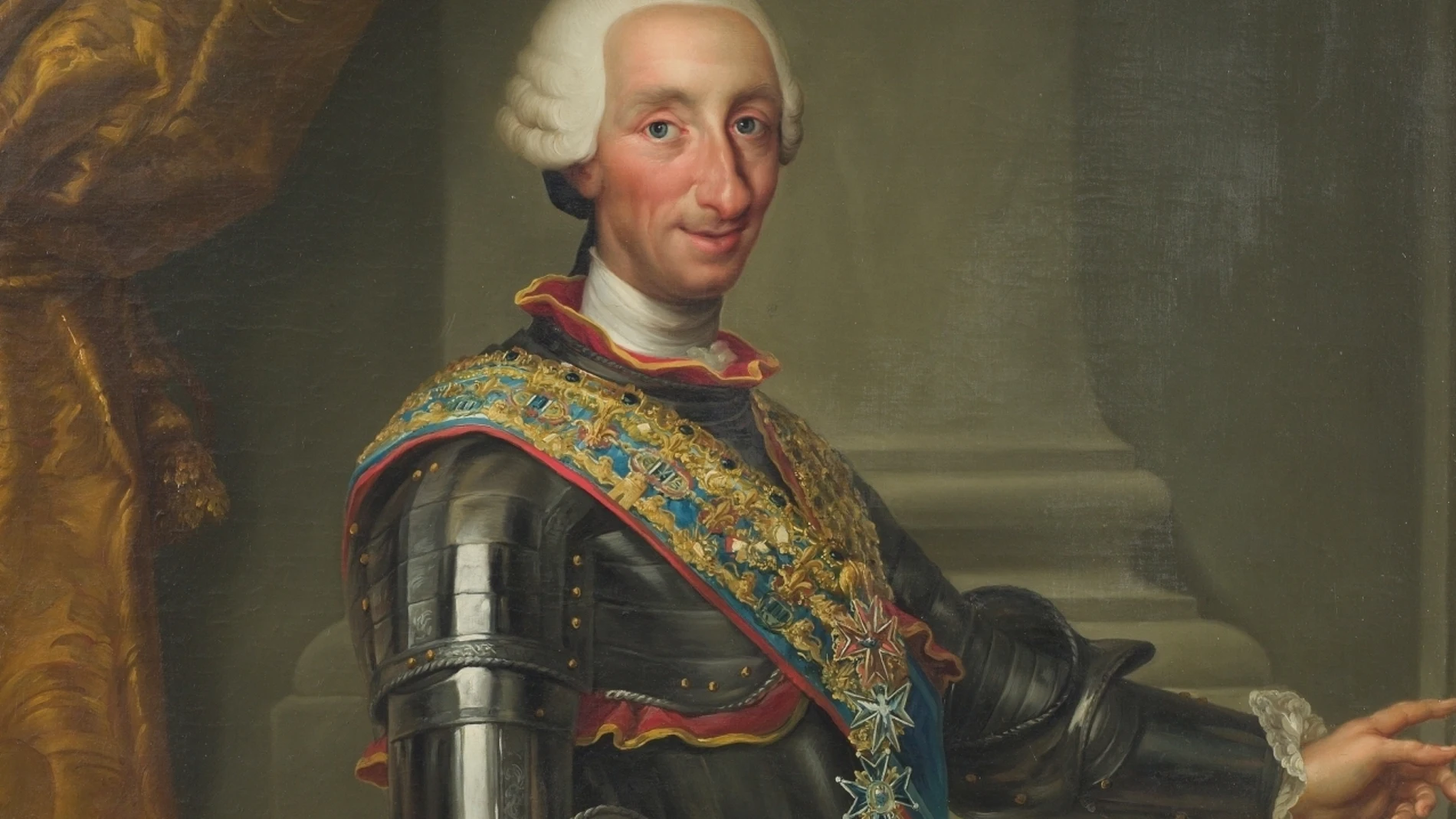 Retrato de Carlos II pintado en 1783 por Mariano Salvador Maella
