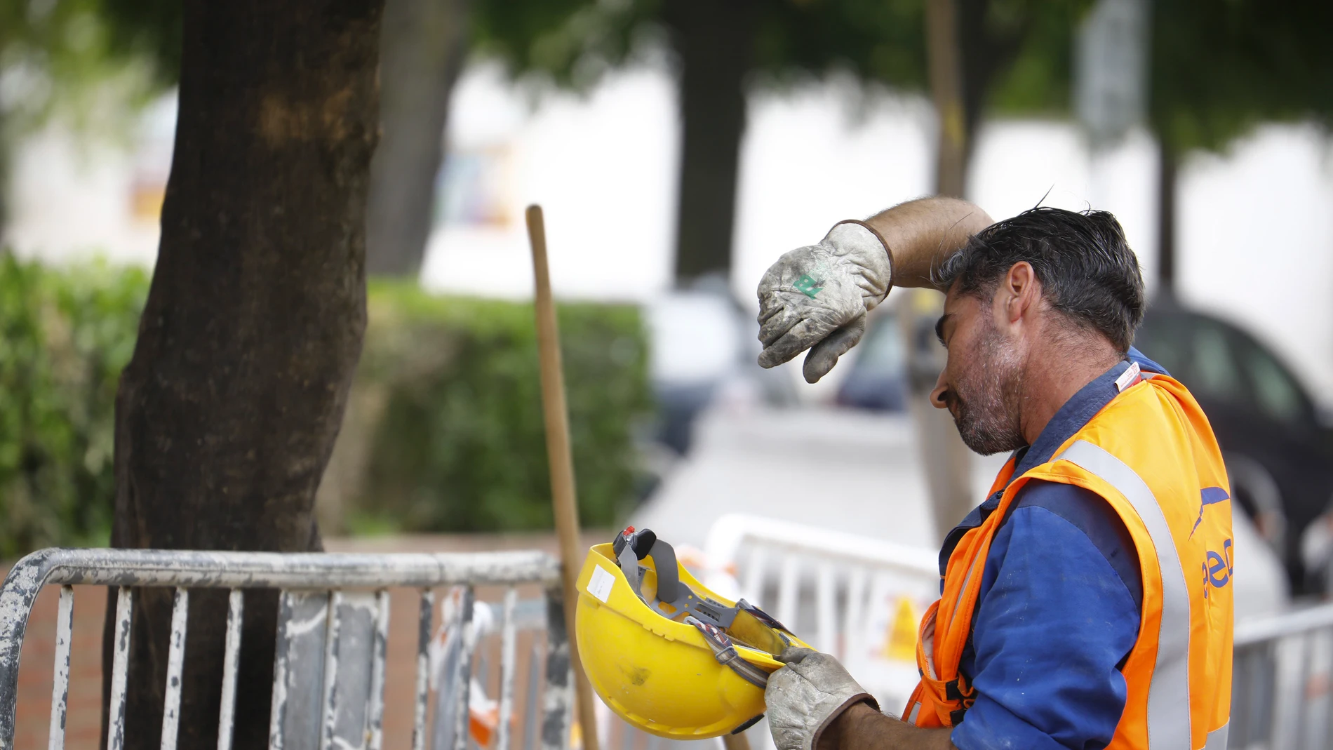 Un trabajador de la construcción en Córdoba