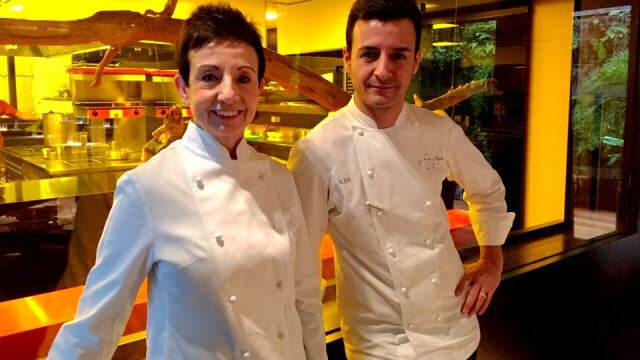 Carmen Ruscalleda y su hijo, Raül Balam