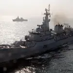 La fragata PNS Zulfiqar de fabricación china operada por la Armada de Pakistán