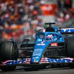 Fernando Alonso, durante el Gran Premio de Canadá.