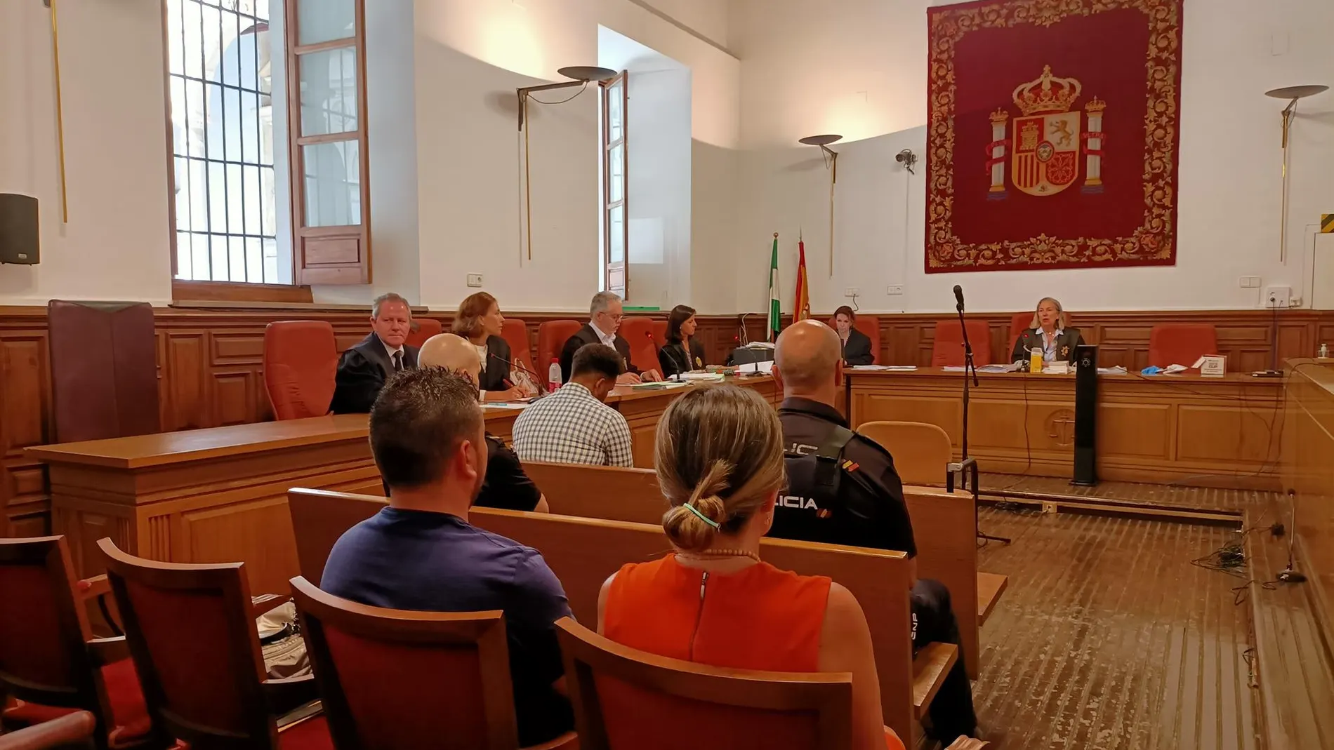 Primera sesión del juicio en la Audiencia de Granada