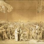 Cuadro de Jacques-Louis David sobre el "Juramento del juego de pelota"