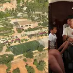 Cristiano Ronaldo disfruta de sus vacaciones en una impresionante finca de Mallorca