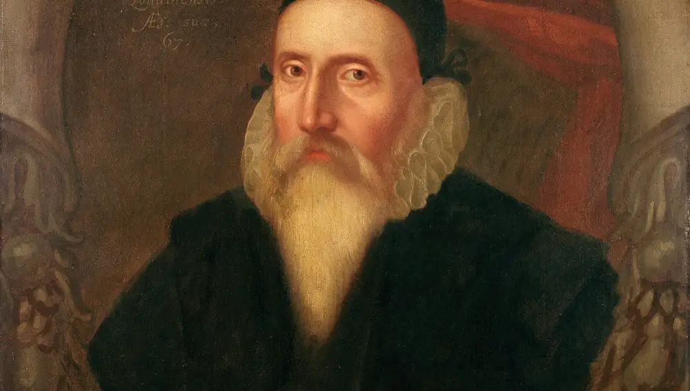 Retrato de John Dee, pintado por un artista anónimo