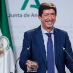 El vicepresidente en funciones de la Junta de Andalucía, Juan Marín