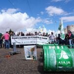 Asaja, y UPA-COAG vuelven a concentrarse este viernes en Valladolid
