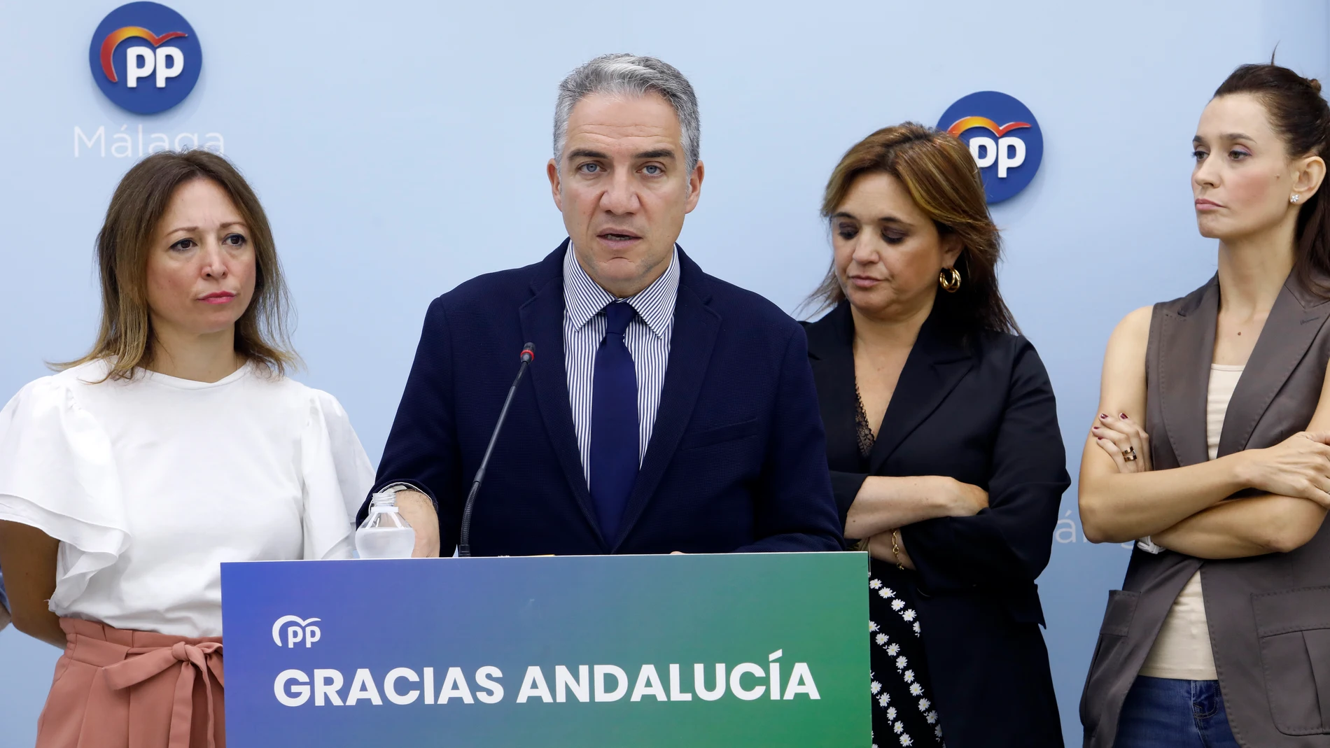 El coordinador general del PP y presidente del PP de Málaga, Elías Bendodo