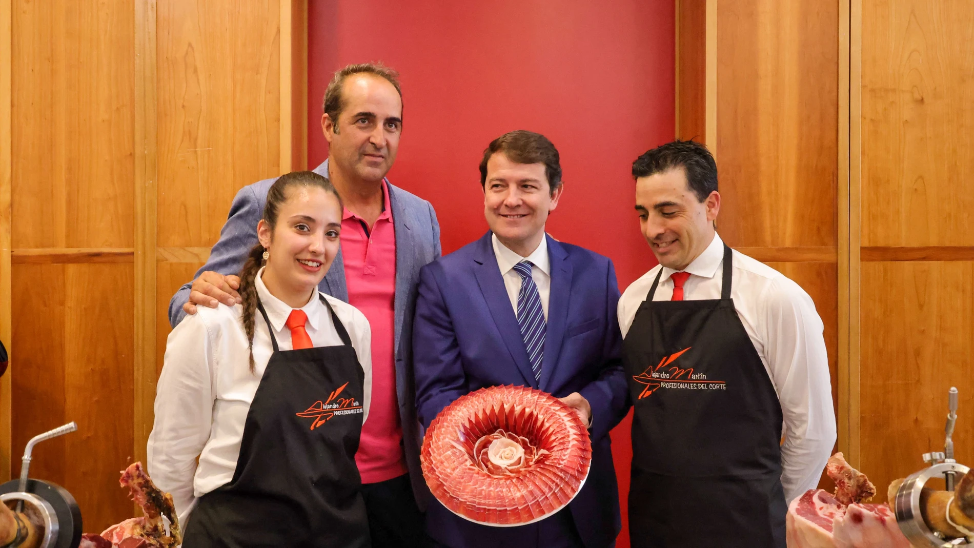 El presidente de Castilla y León, Alfonso Fernández Mañueco, en el IV Foro del Ibérico 2022