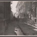 Imagen de destrozos durante la Guerra Civil