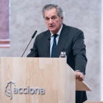 El presidente de Acciona, José Manuel Entrecanales, durante la segunda convocatoria de la Junta General Ordinaria de Accionistas 2022, en el edificio Ombú, a 23 de junio de 2022, en Madrid