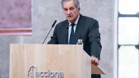 El presidente de Acciona, José Manuel Entrecanales, durante la segunda convocatoria de la Junta General Ordinaria de Accionistas 2022, en el edificio Ombú, a 23 de junio de 2022, en Madrid