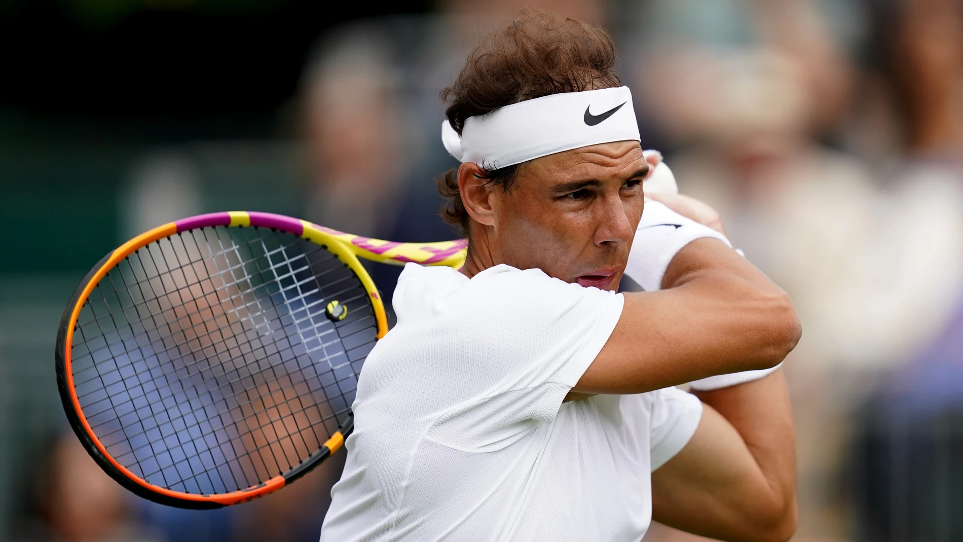 Rafa Nadal, preparando Wimbledon 2022