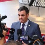 El presidente del Gobierno, Pedro Sánchez, durante el Consejo Europeo en Bruselas