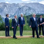 Los líderes del G7 en Elmau, Alemania